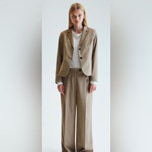 H&M oversized beige blazer
